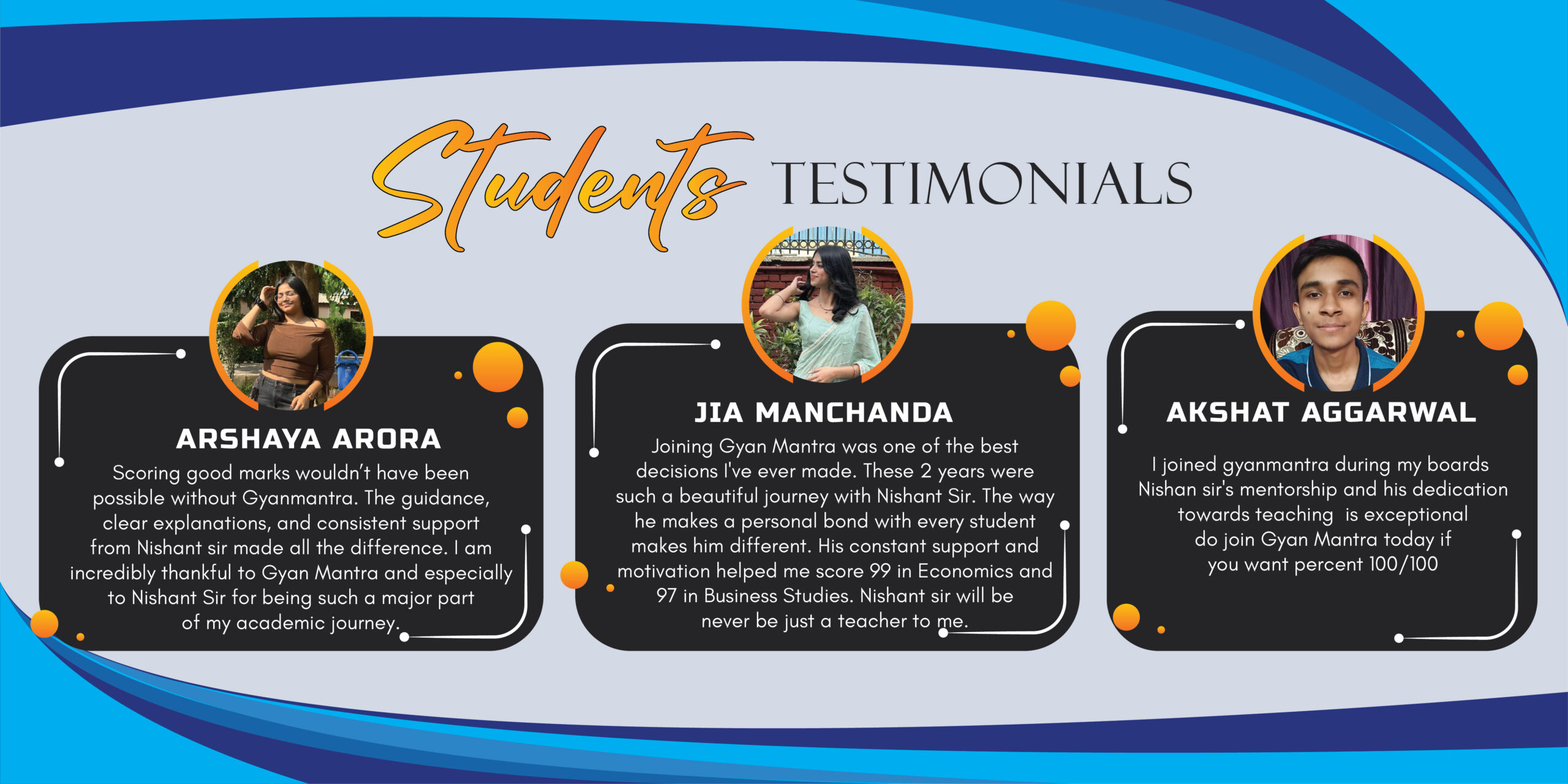 GYAN MANTRA TESTIMONIALS 2024-25 BATCH -35