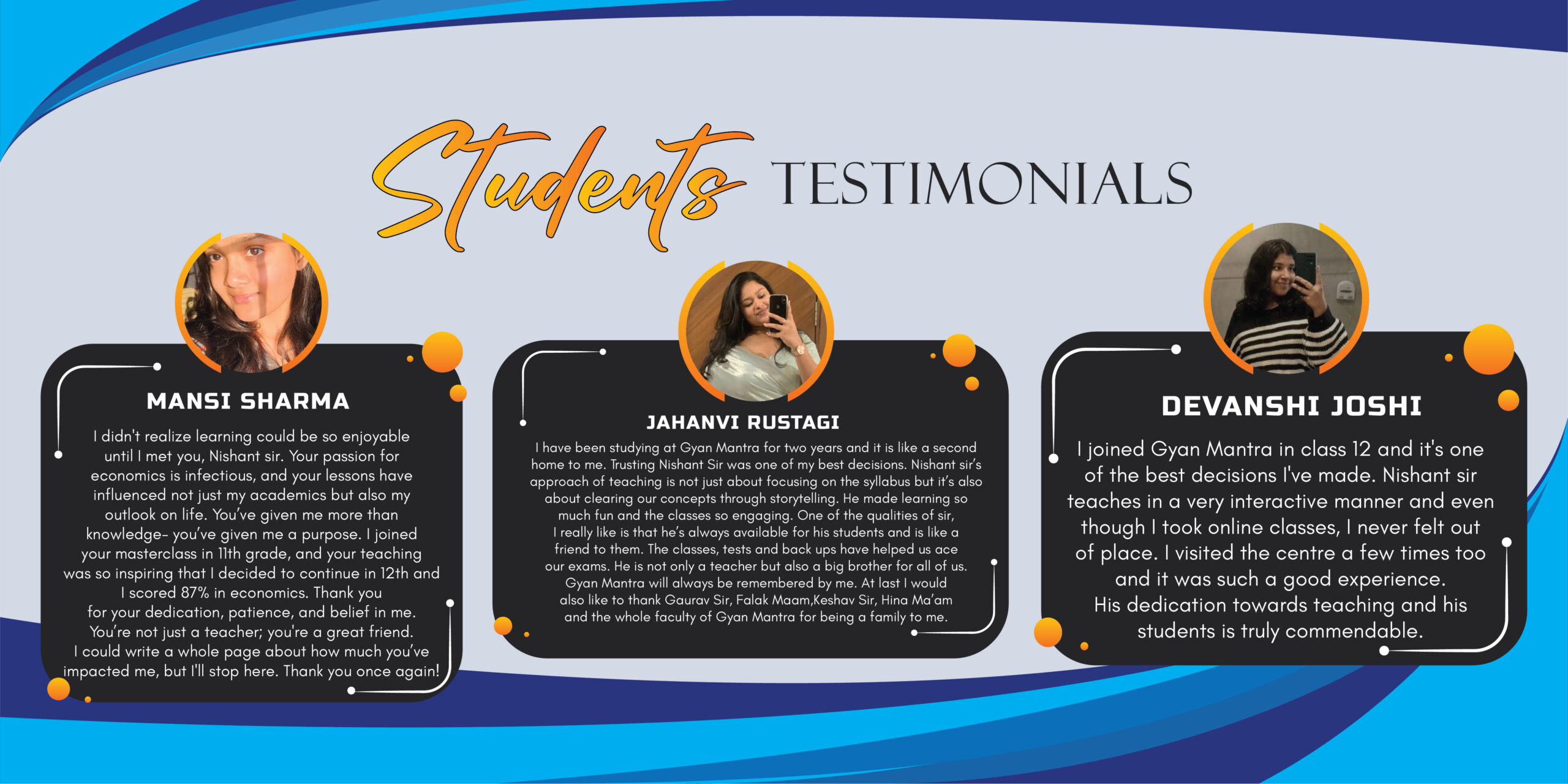 GYAN MANTRA TESTIMONIALS 2024-25 BATCH -36