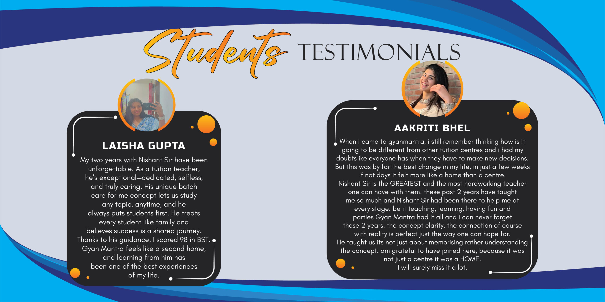 GYAN MANTRA TESTIMONIALS 2024-25 BATCH -41